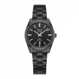 Alexandre Christie AC 1035 Full Black Lady Steel LDBIPBA